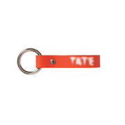 Tate leather keyring